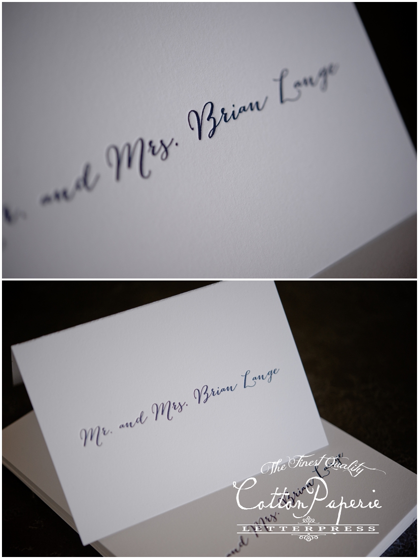 cottonpaperie letterpress notecards with custom liners